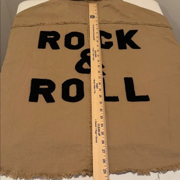 NWOT Olive Rock & Roll Utility Field Jacket Oversized Medium by elan - Picture 11 of 13